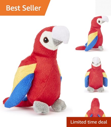 Soft recycled plush toy - plush, parrot