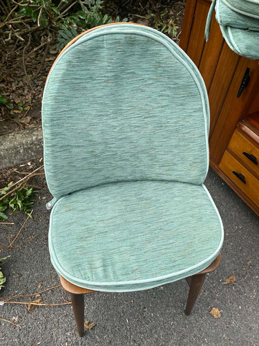 Green tie ercol chair - green,