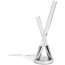 Table Lamp Habitat Bubble Chrome LED Tube Light Modern Feature