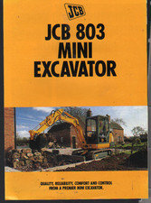 JCB 803 Mini Digger Excavator