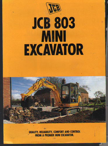 Jcb 803 mini - 803, digger