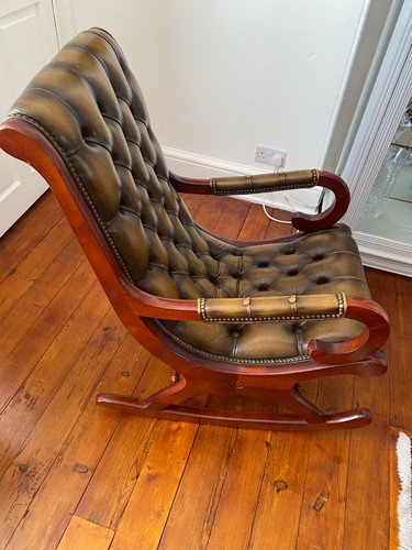 Chesterfield leather high back - high,