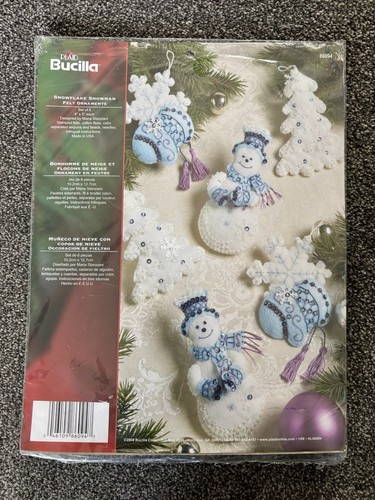 Bucilla snowflake snowman felt - snowflake,