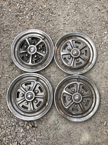 Triumph steel wheel hub caps - steel,
