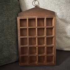 Vintage Wooden Curio Shelf  -