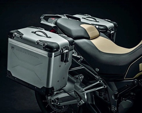 Aluminium pannier bag ducati - aluminium,