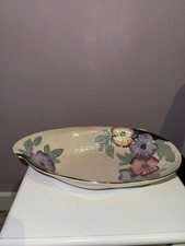 Maling Lustreware Floral Bowl