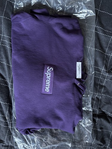 Supreme purple box - purple, logo