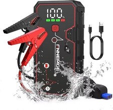 FNNEMGE Avviatore Batteria Auto, 4000A 21800mAh Booster Emergenza per Auto