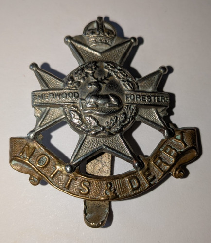 Ww1 sherwood foresters notts - sherwood,