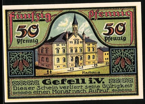 Emergency money ranis 1921 - emergency,