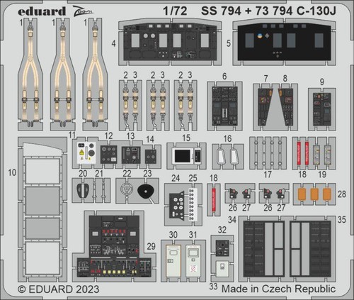 Eduard 73794 lockheed - 73794, 1:72