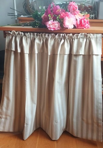 Under counter curtain - curtain, beige