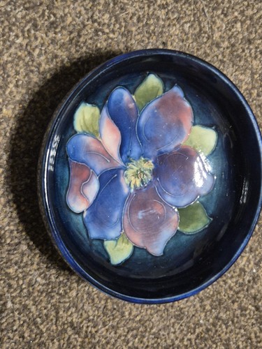 Moorcroft clematis trinket - moorcroft,