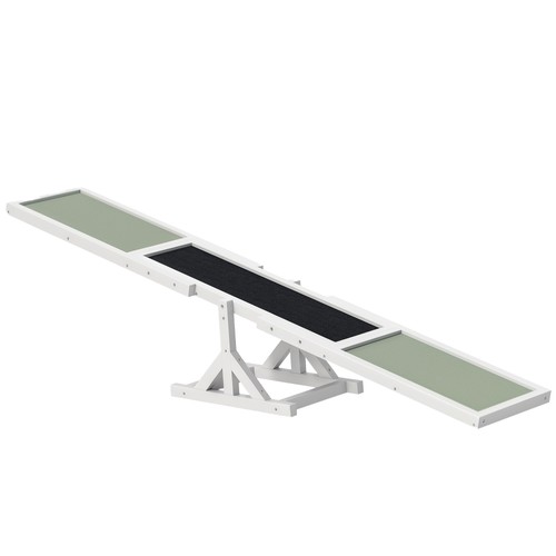 Pawhut wooden pet seesaw - pawhut,