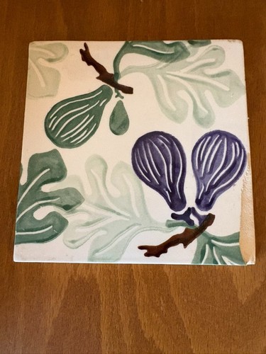 Rare emma bridgewater fig tile - bridgewater,