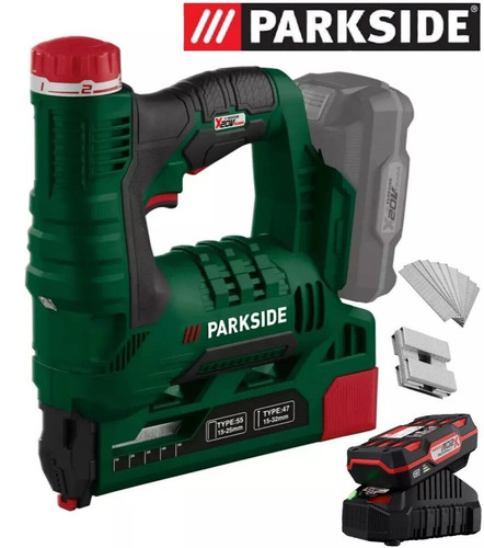 Parkside 20v cordless stapler - cordless,