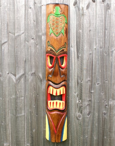 Extra large 100cm wooden tiki - 100cm,