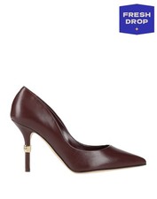 RRP€788 DOLCE & GABBANA Leather Pump Shoes US5 UK2 EU35 Logo  Made in Italy