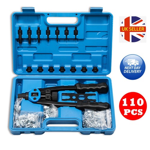 110pcs rivet nut kit riveter - 110pcs,