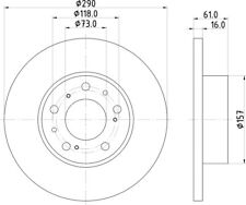 2x Mintex Discs Front fits