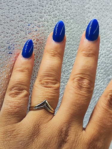9ct gold wishbone ring - wishbone,