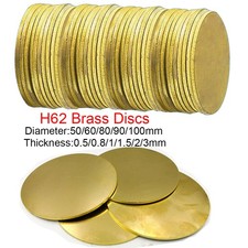 H62 Solids Brass Discs Blanks