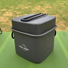 Camping Cookware Mess Kit Backpacking with Storage Bag Cooking Utensils Set