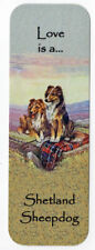 SHETLAND SHEEPDOG SHELTIE BEAUTIFUL DOG BOOKMARK IMAGE BOTH SIDES GREAT GIFT