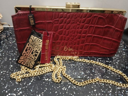 Biba burgundy leather - biba,