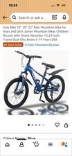 Bike Bicycle Kids 22 Brand New