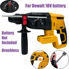 Cordless Brushless Hammer SDS Rotary Drill Tools For Dewalt 18V 20V Battery