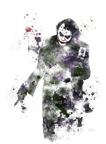 Art print the joker batman - art,