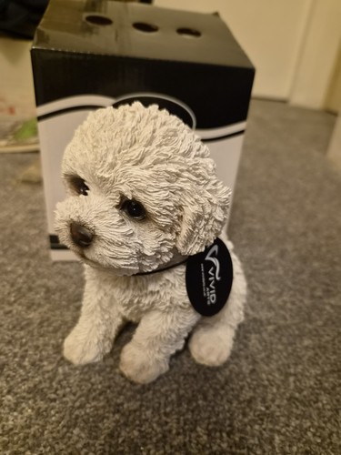 White bichon frise ornament - bichon,