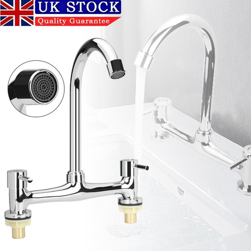 Modern dual lever chrome - lever,