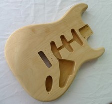 Strat Stratocaster Guitar Body 2 pcs Centre Joined Alder Unfinish  1.89kg