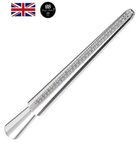 Metal ring size stick - metal,