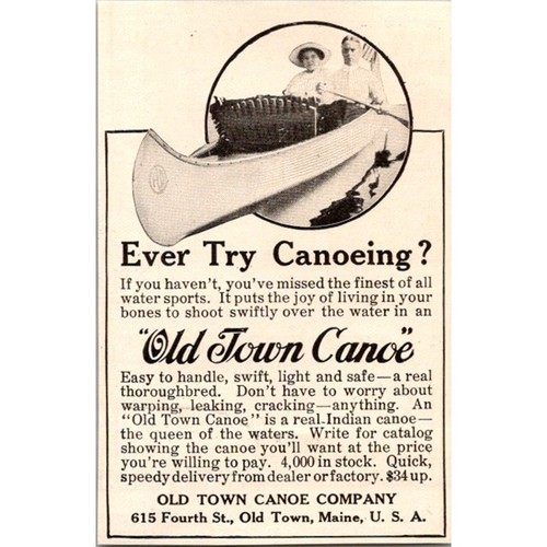 Old town canoe company - canoe, real