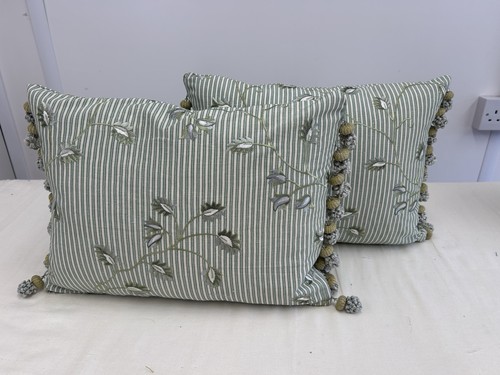 Pair colefax fowler cushions - colefax, &