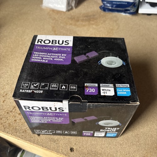 Robus cool white downlights - robus,
