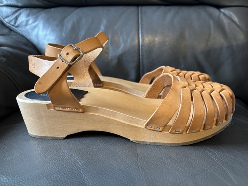 Swedish hasbeens tan leather - hasbeens,