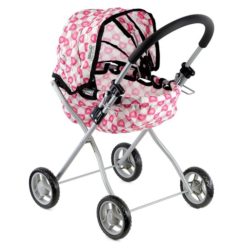 Classic baby doll - doll, pram