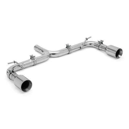 Stainless back box muffler - stainless,