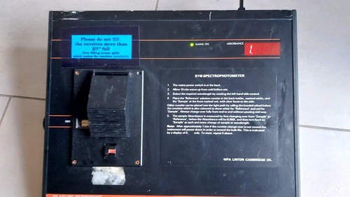 Wpa s110 spectrophotometer - wpa,