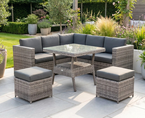Luxury grey rattan - grey,