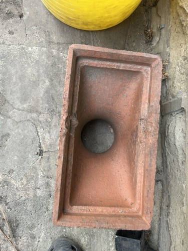 Clay drain hopper - clay,