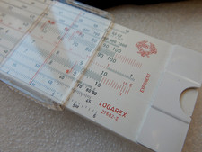 Vintage Slide Rule LOGAREX EXPONENT 27602-II made in Czechoslovakia Excellent
