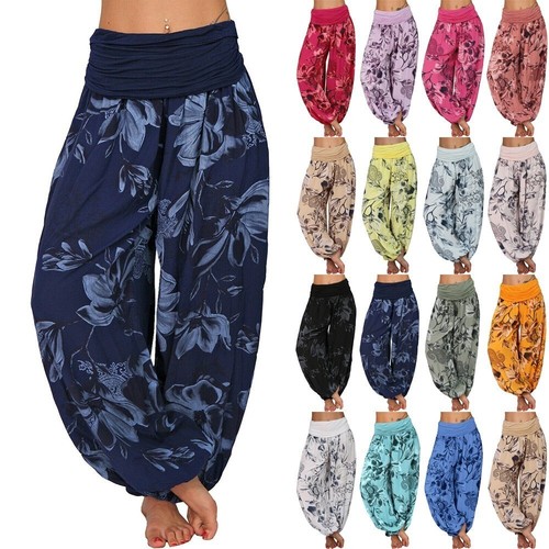 Womens hippy baggy yoga harem - womens,