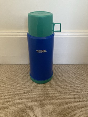 Vintage 80s blue green - blue,