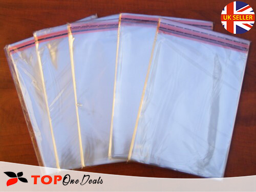 Clear cellophane cello bags - clear,